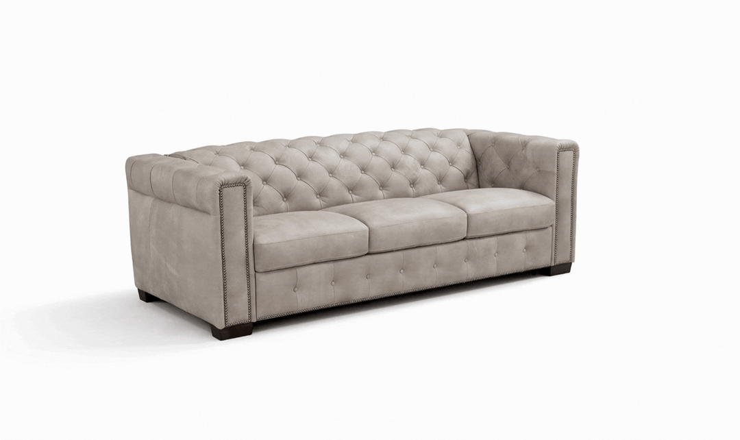 Klaussner Callas Leather Queen Sleeper Sofa - Jennifer Furniture