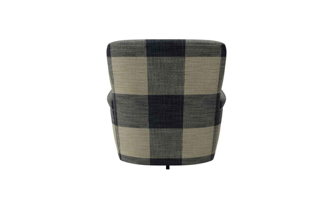 Klaussner Casaford Fabric Swivel Chair with Tight Back - Jennifer Furniture