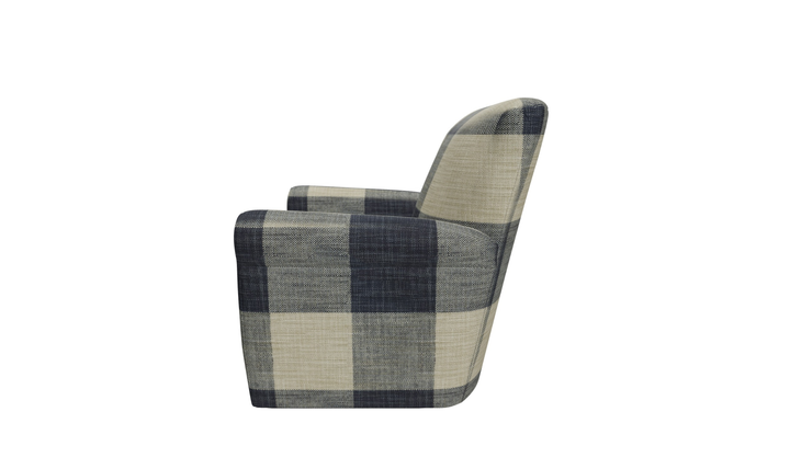 Klaussner Casaford Fabric Swivel Chair with Tight Back - Jennifer Furniture