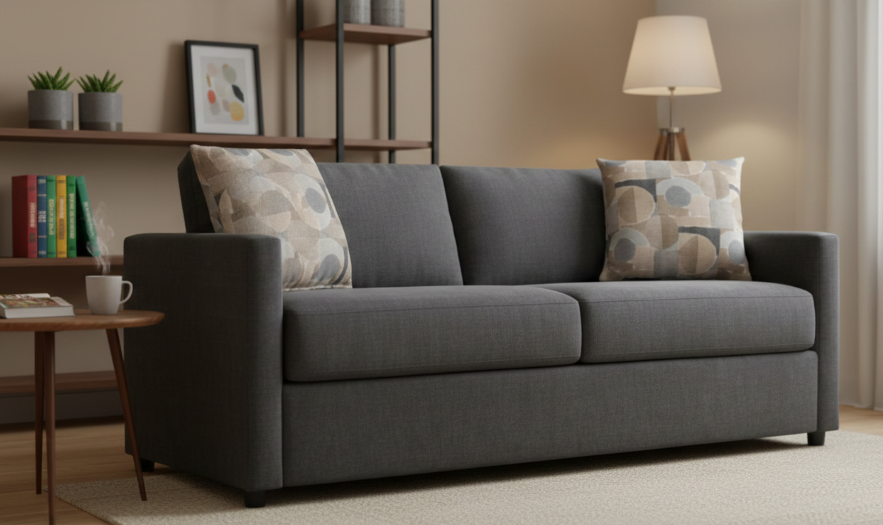 Klaussner Godwin Fabric Sofa with Track Arms