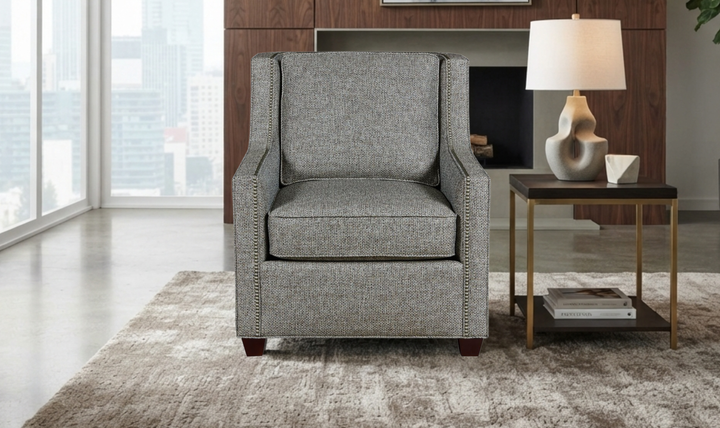 Klaussner James High-Back Accent Chair-JenniferFurniture