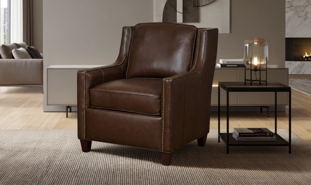 Klaussner James High-Back Accent Chair-JenniferFurniture