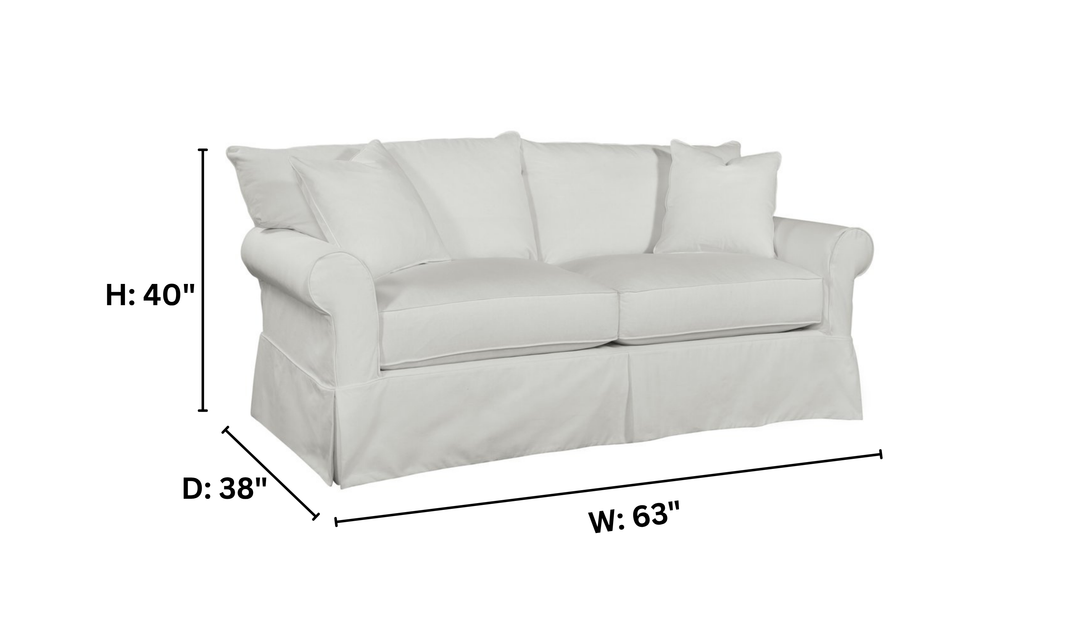 Klaussner Jenny Slipcover Loveseat-Jenniferfurniture
