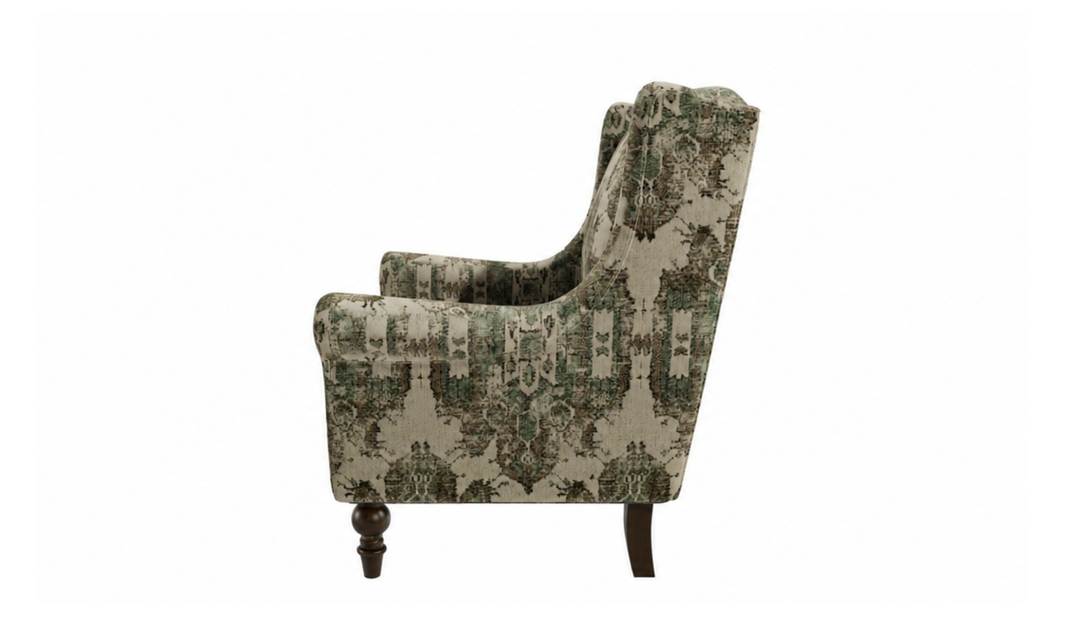 Klaussner Parkston Fabric Accent Chair with Tall Wingback Design_jennifer Furniture