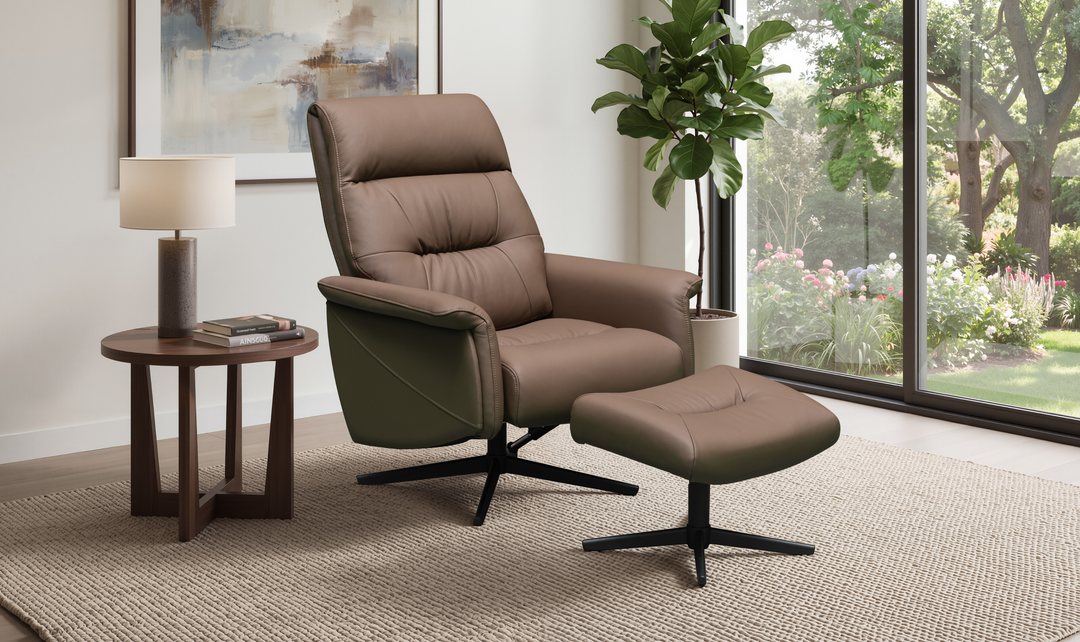 Klaussner Pivota Swivel Chair-Jennifer Furniture