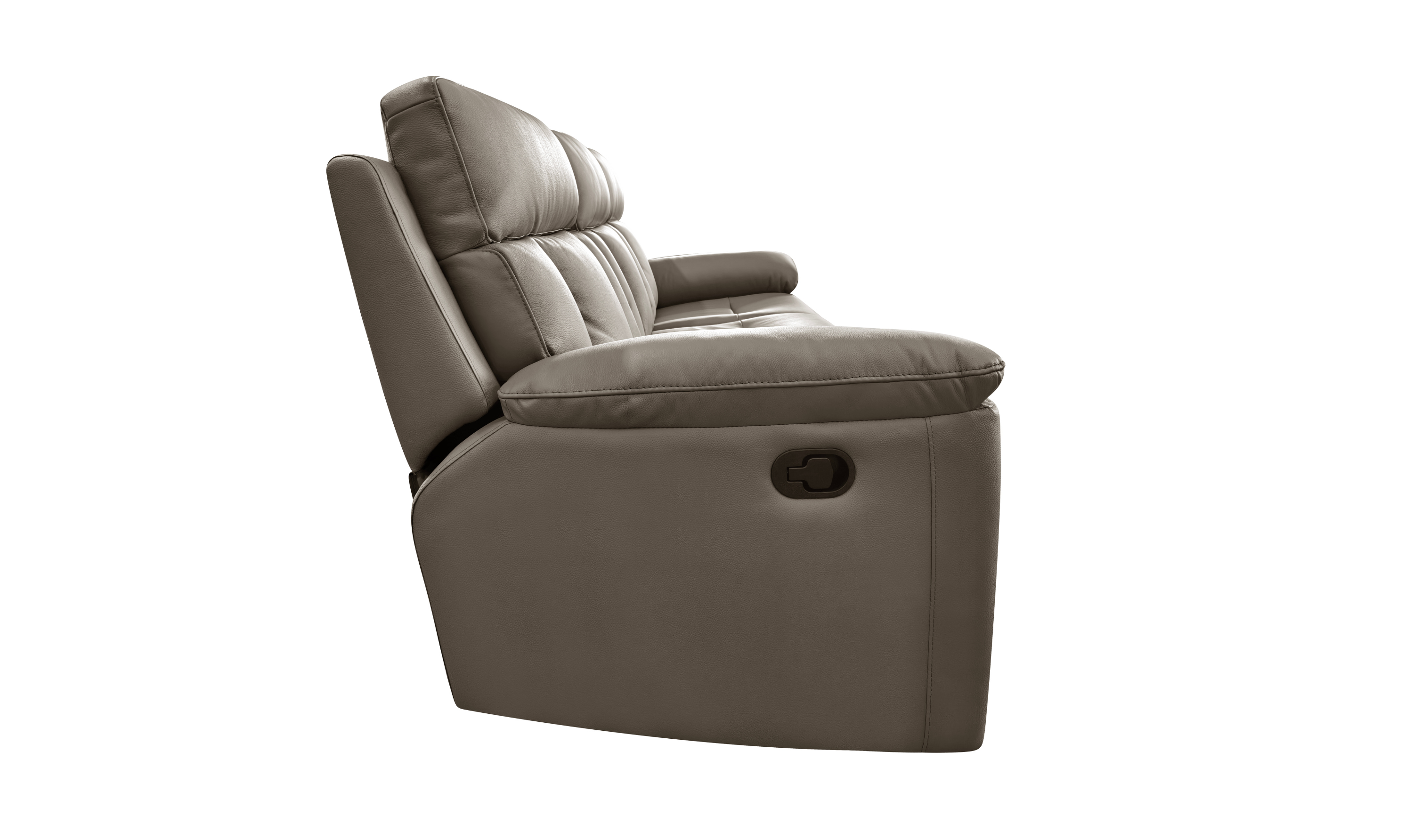 Klaussner Raffinato Manual Reclining Leather Living Room Set (Sofa + Loveseat)