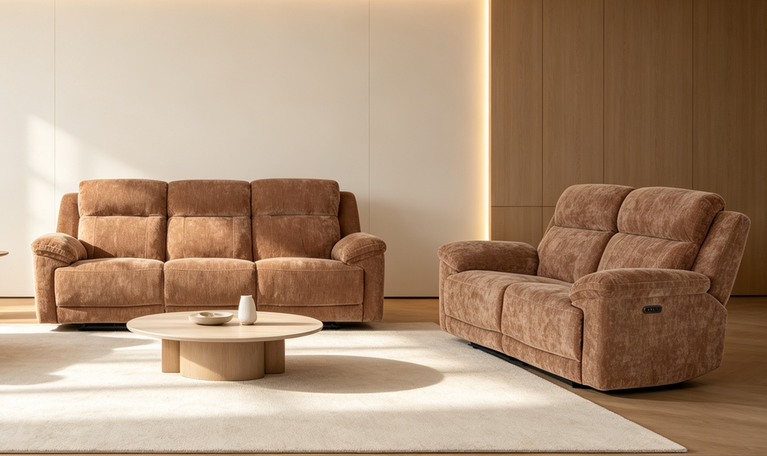 Klaussner Ridgewood Fabric Reclining Living Room Set
