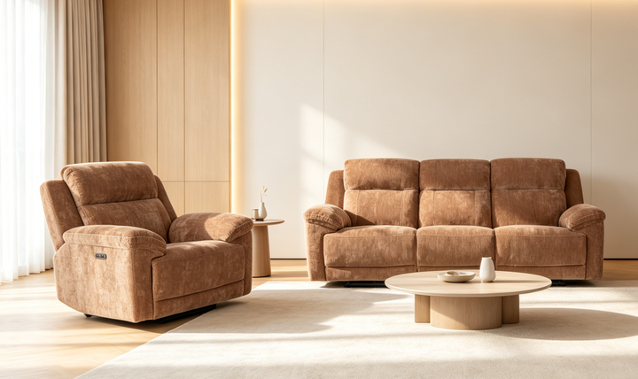 Klaussner Ridgewood Fabric Reclining Living Room Set