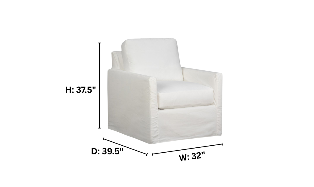 Klaussner Savannah Accent Chair with Flared Track Arms