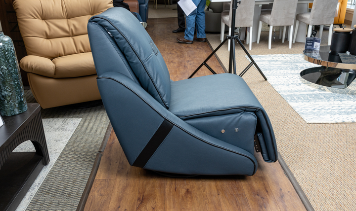 Klaussner Stellore Recliner Chair with Integrated Swivel and Rocking Base - Jennifer Furniture