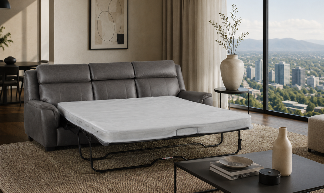 Klaussner Velari Fabric Power Reclining Loveseat with Mulitn Audio System-jennifer Furniture
