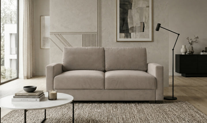 Klaussner Weston Fabric Queen Sleeper Sofa with Stalmot Puma Mechanism