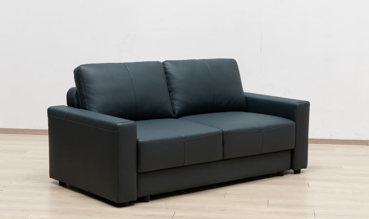 Klaussner Wigan Leather Sleeper Sofa-Jennifer Furnture