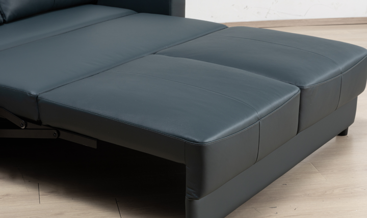 Klaussner Wigan Leather Sleeper Sofa-Jennifer Furnture