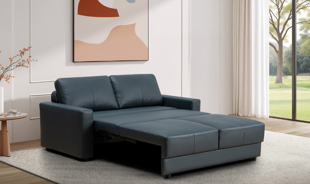 Klaussner Wigan Leather Sleeper Sofa-Jennifer Furnture