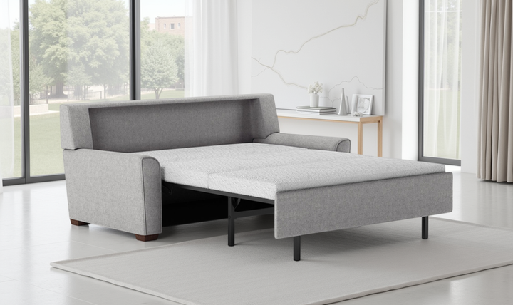 American Leather Klein Comfort Sleeper With Quarter Moon Arm Design-Jennifer Furniture