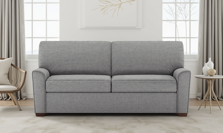 American Leather Klein Comfort Sleeper With Quarter Moon Arm Design-Jennifer Furniture