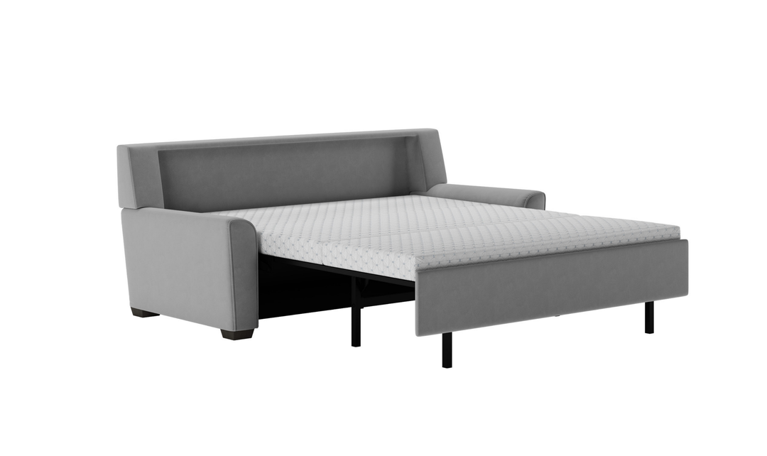 American Leather Klein Comfort Sleeper With Quarter Moon Arm Design-Jennifer Furniture
