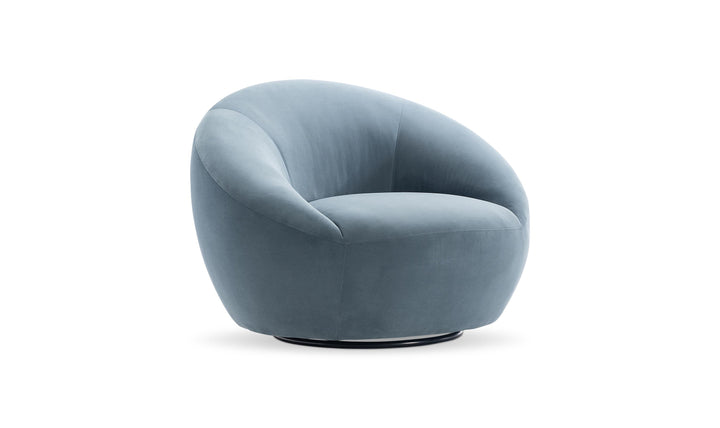 Bernhardt Loft Rizz Fabric Swivel Chair