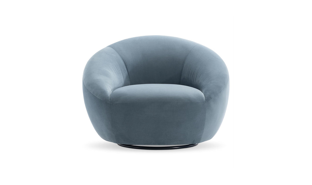 Bernhardt Loft Rizz Fabric Swivel Chair