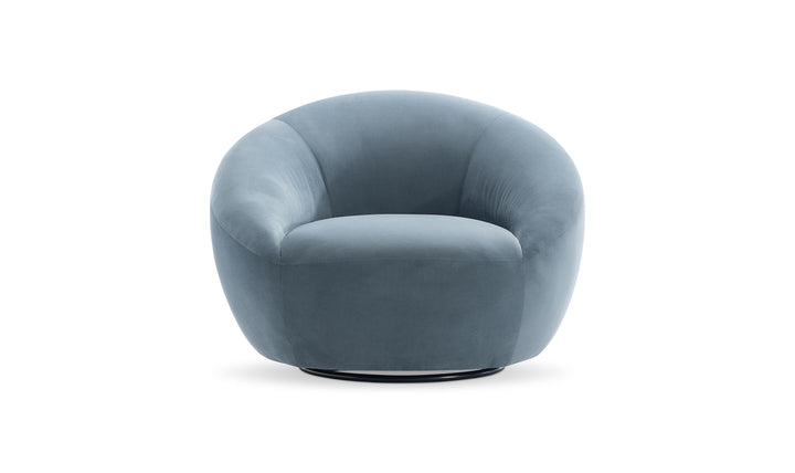 Bernhardt Loft Rizz Fabric Swivel Chair