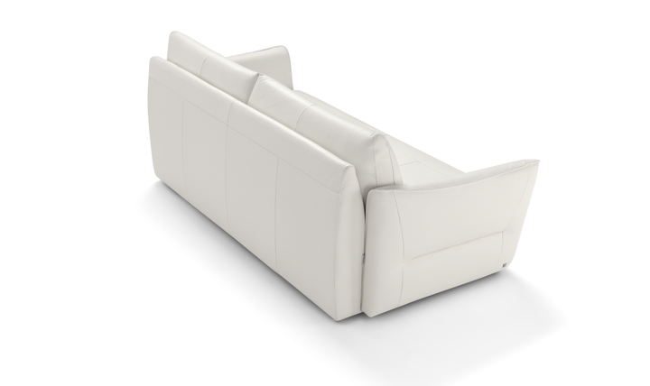 La Casa 2 Seater Leather Sleeper Sofa With Track Arms-Jennifer Furniture
