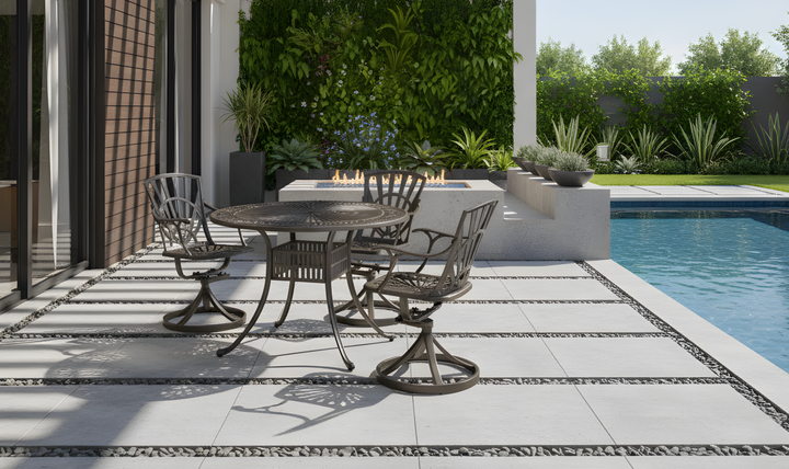 Largo Dining Set with Swivel Chairs by homestyles-jennifer furniture