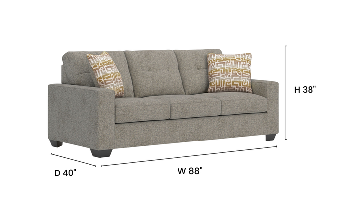 Modern Heritage Larimer 3-Piece Fabric Living Room Sets