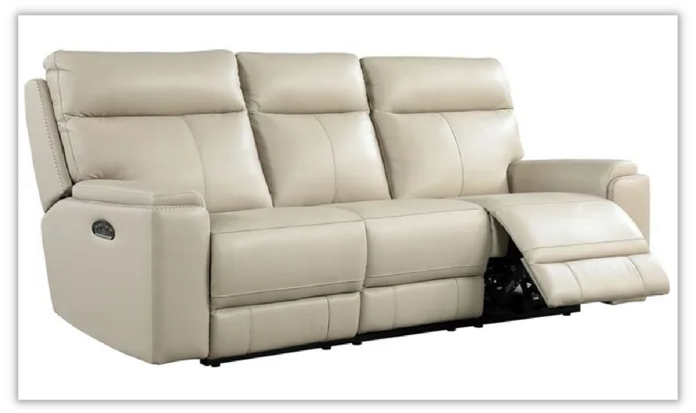 Luxurious Bryant Power Reclining Living Room Set by Leather Italia