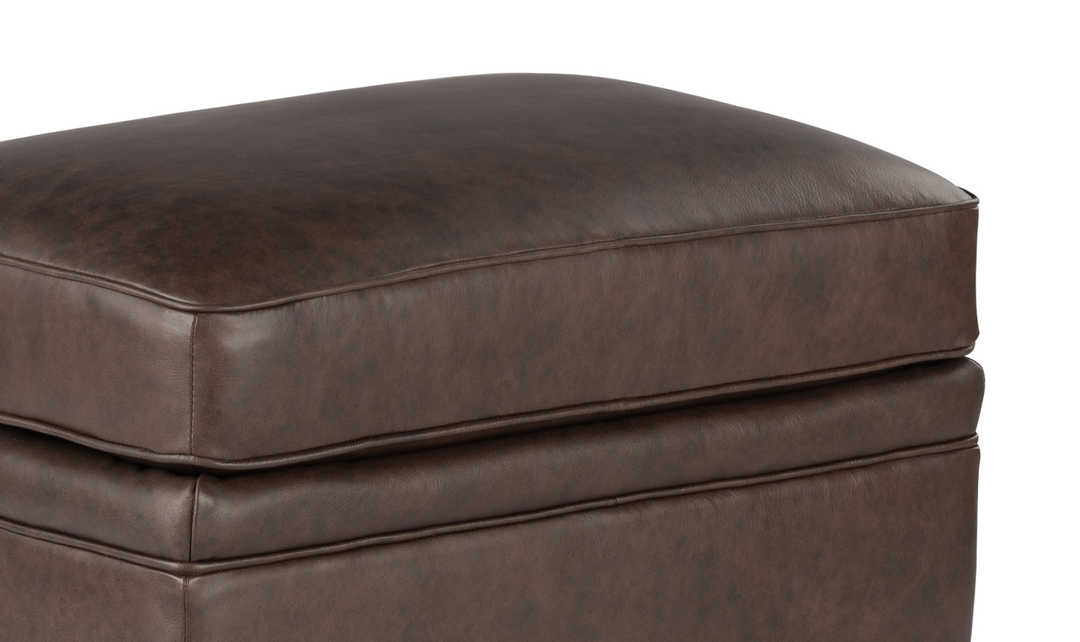 Leather Italia Dalton Brown Leather Living Room Set