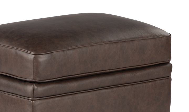 Leather Italia Dalton Brown Leather Living Room Set