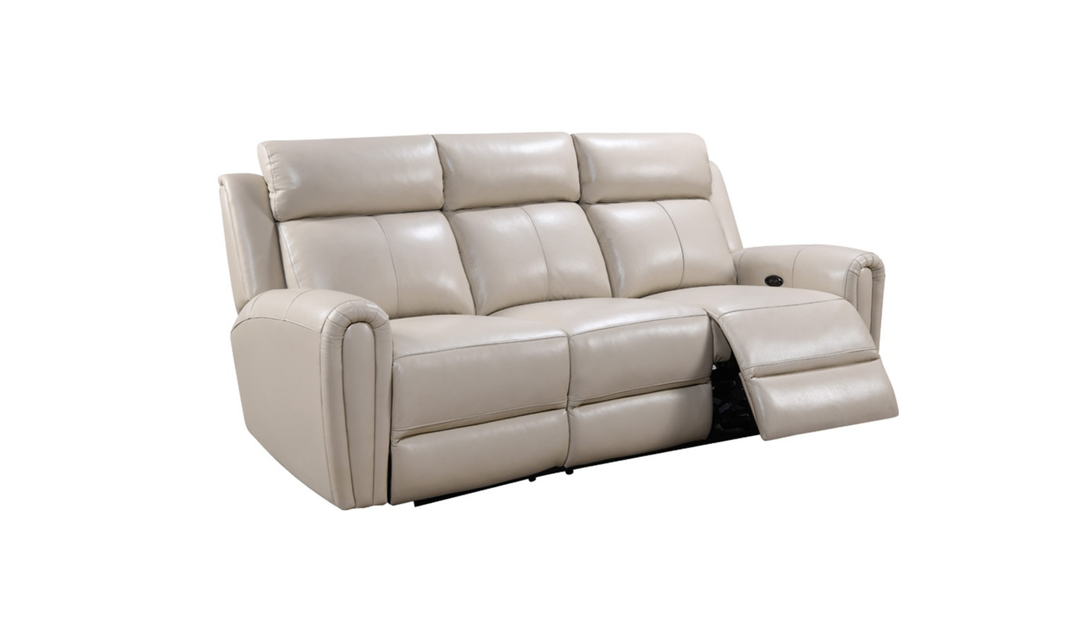 Leather Italia Jonathan 3-Seater Leather Power Reclining Sofa