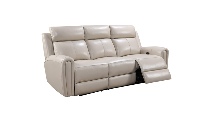 Leather Italia Jonathan 3-Seater Leather Power Reclining Sofa