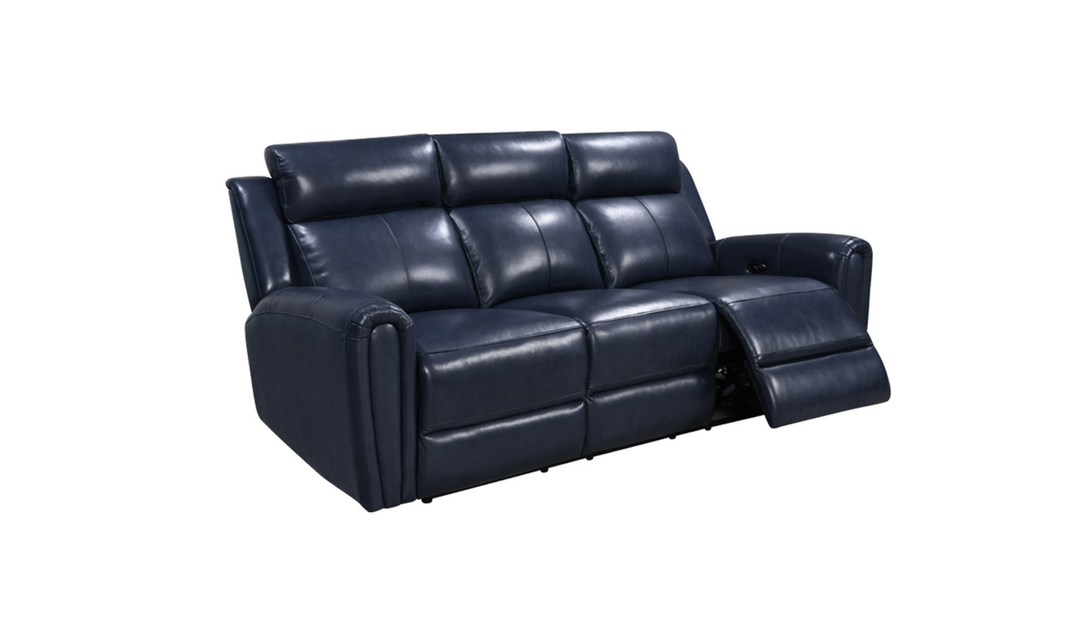 Leather Italia Jonathan 3-Seater Leather Power Reclining Sofa