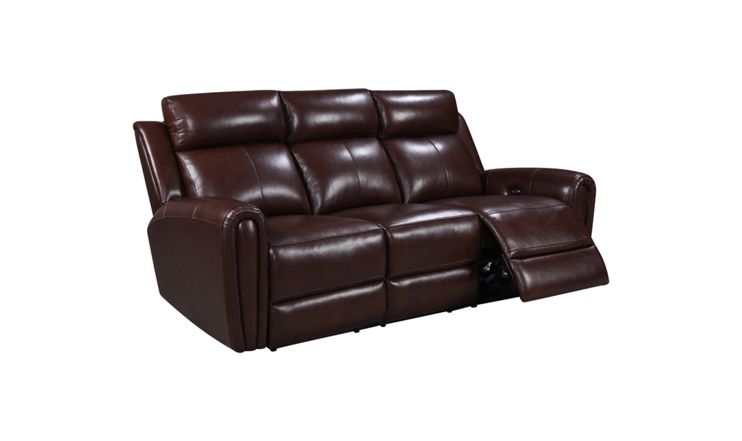 Leather Italia Jonathan 3-Seater Leather Power Reclining Sofa