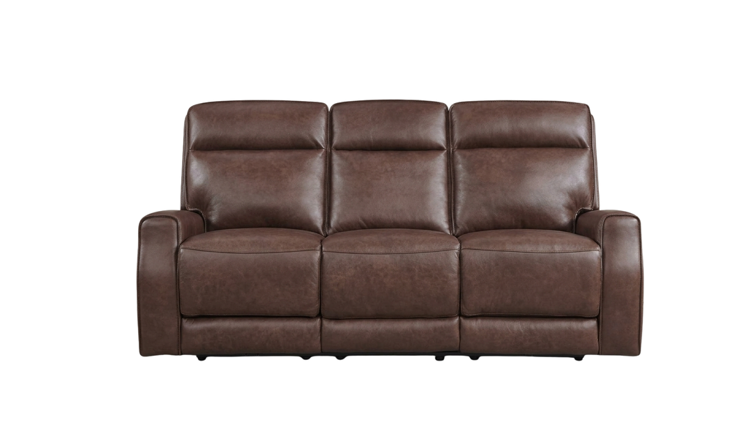 Leather Italia Sydney Leather Zero Gravity Power Reclining Sofa-Jennifer