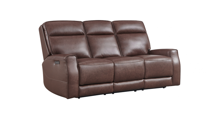 Leather Italia Sydney Leather Zero Gravity Power Reclining Sofa-Jennifer