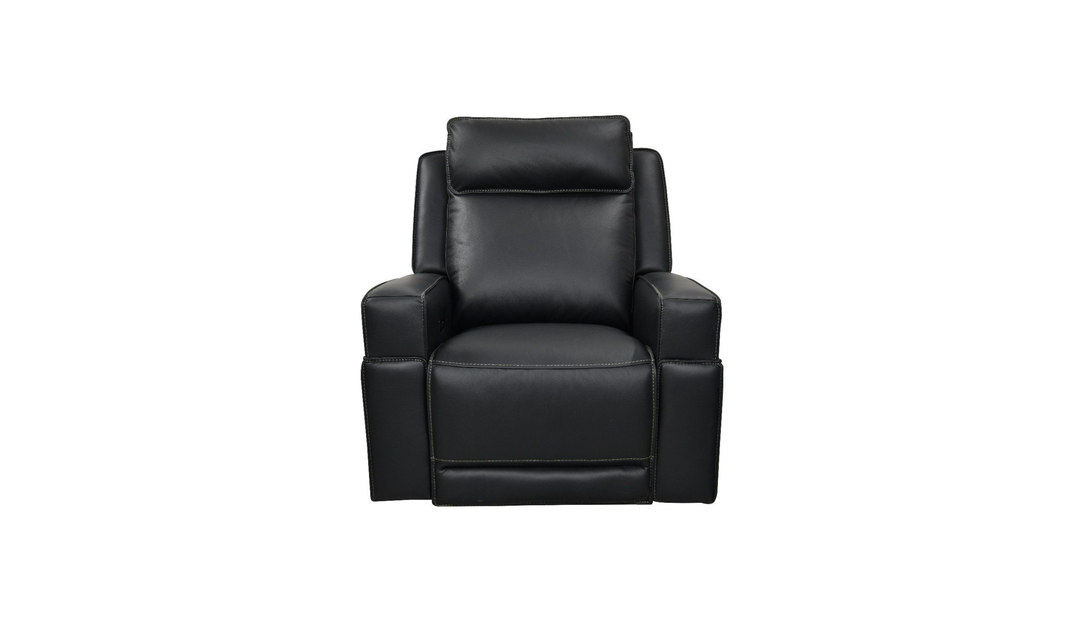 Leather Italia Valley Leather Power Glider Recliner Chair - jennifer furniture
