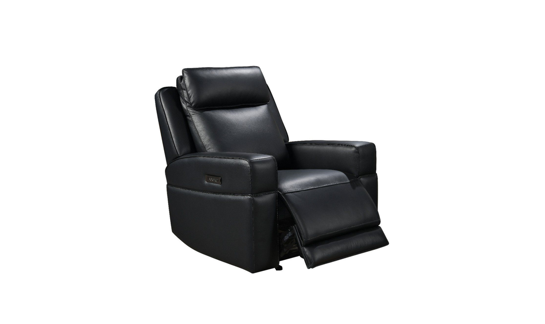 Leather Italia Valley Leather Power Glider Recliner Chair - jennifer furniture