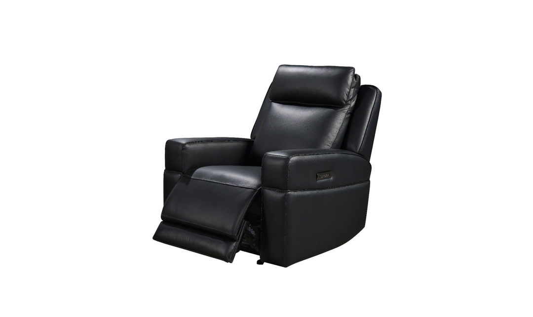 Leather Italia Valley Leather Power Glider Recliner Chair - jennifer furniture