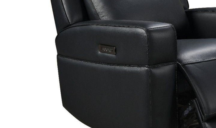 Leather Italia Valley Leather Power Glider Recliner Chair - jennifer furniture