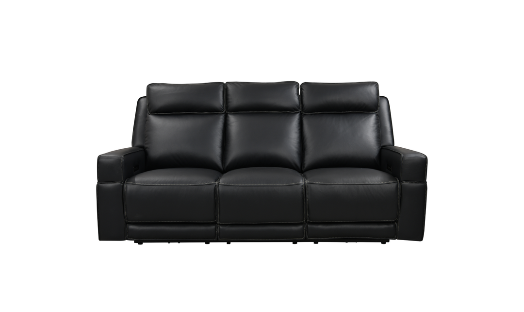 Leather Italia Valley Leather Zero Gravity Power Reclining Sofa - Jennifer Furniture