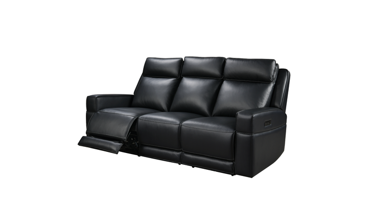 Leather Italia Valley Leather Zero Gravity Power Reclining Sofa - Jennifer Furniture