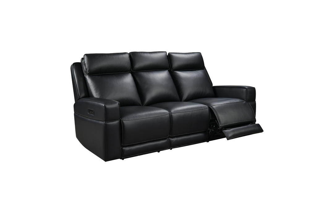 Leather Italia Valley Leather Zero Gravity Power Reclining Sofa - Jennifer Furniture