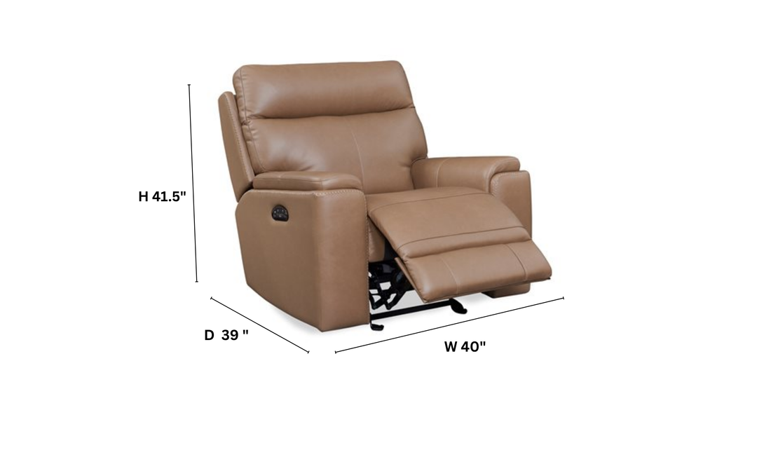 Leather Italia Bryant Leather Power Reclining Living Room Set