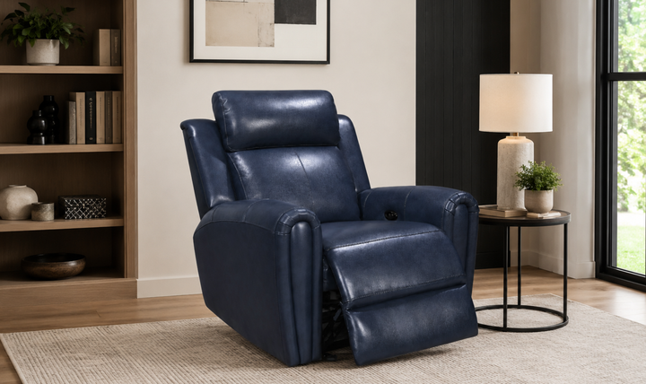 Leather Italia Jonathan Power Recliner Chair