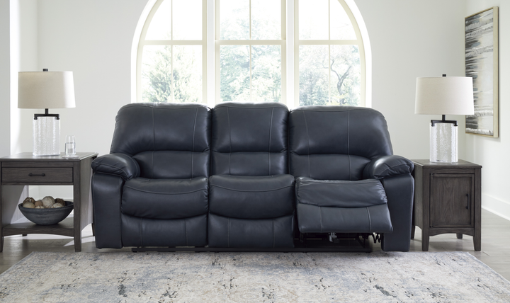 Modern Heritage Leesworth Dark Brown 3-Seater Power Reclining Sofa in Leather