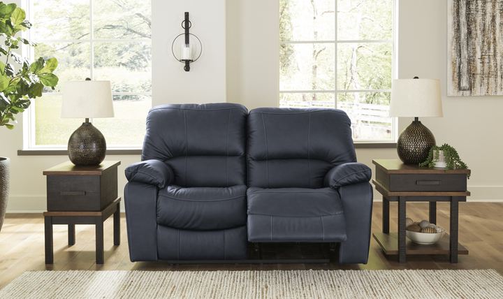 Leesworth Leather Power Reclining Loveseat