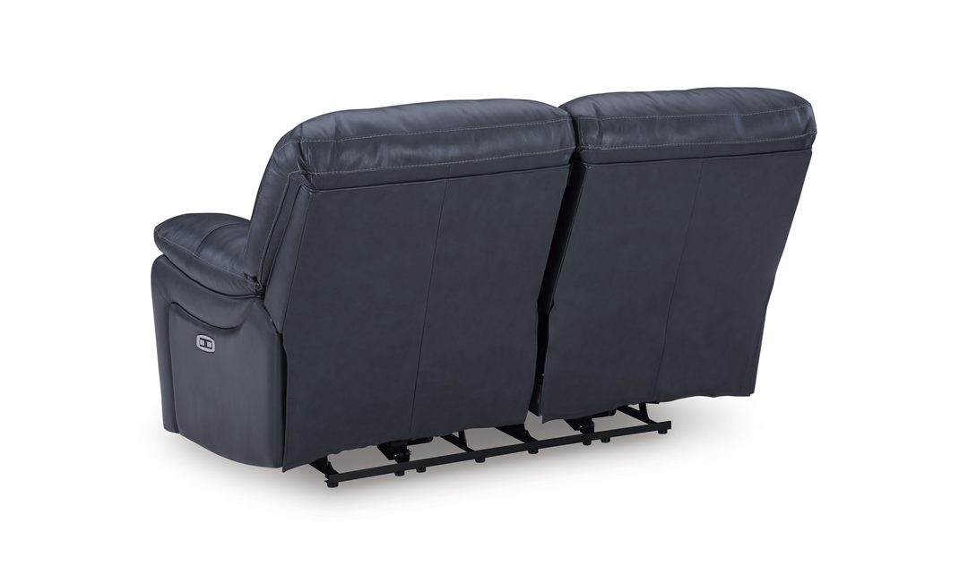Leesworth Leather Power Reclining Loveseat
