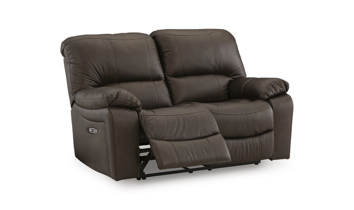 Leesworth Leather Power Reclining Loveseat